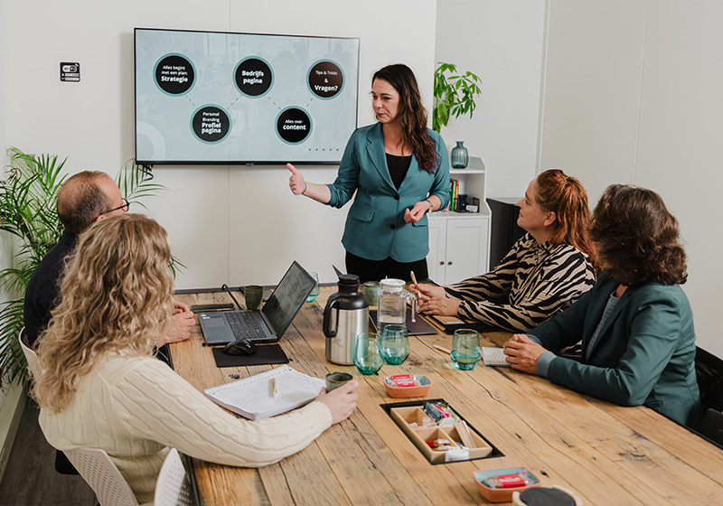 Social media strategiesessie Salland